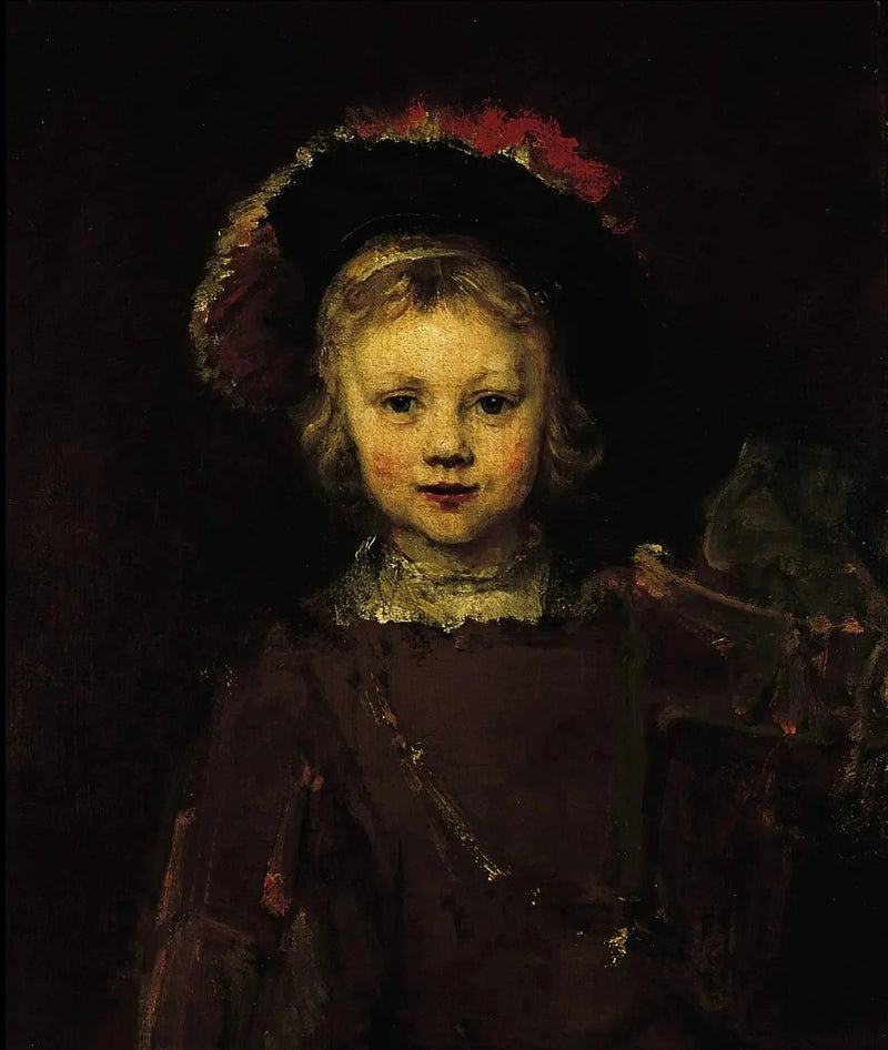 Onvoltooid portret van een jongen - Rembrandt