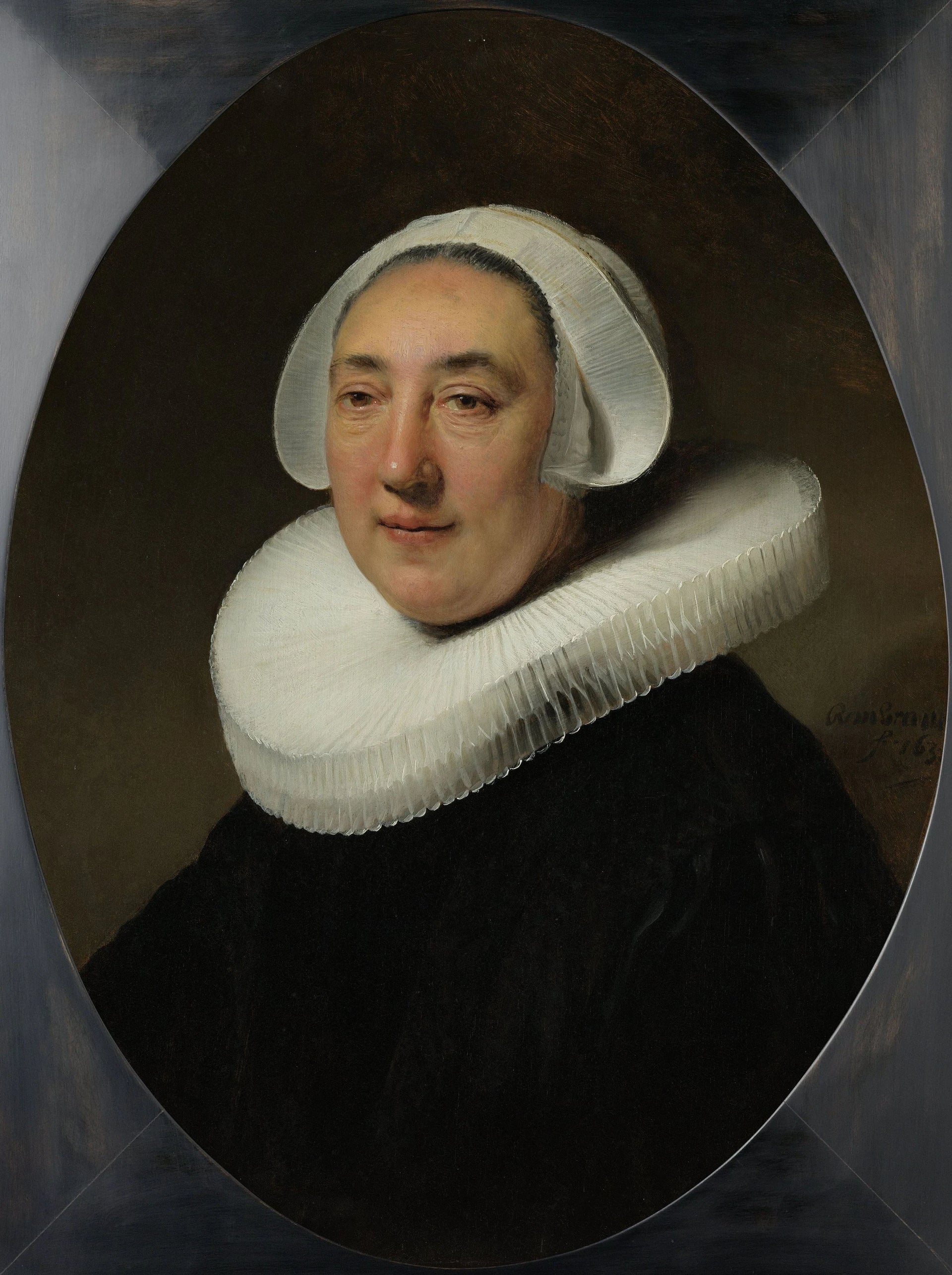 Portrait de Haesje Jacobsdr van Cleyburg - Rembrandt