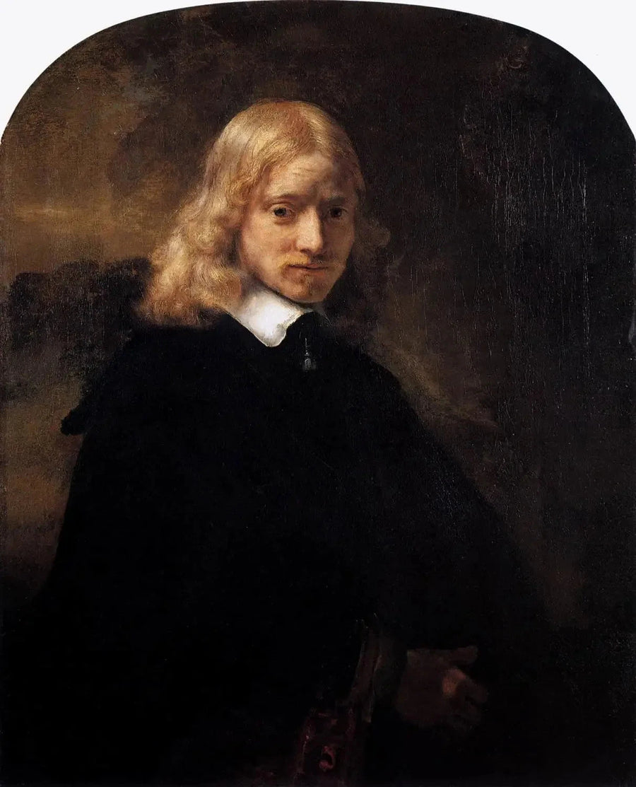 Portret van een man, misschien Pieter Six - Rembrandt
