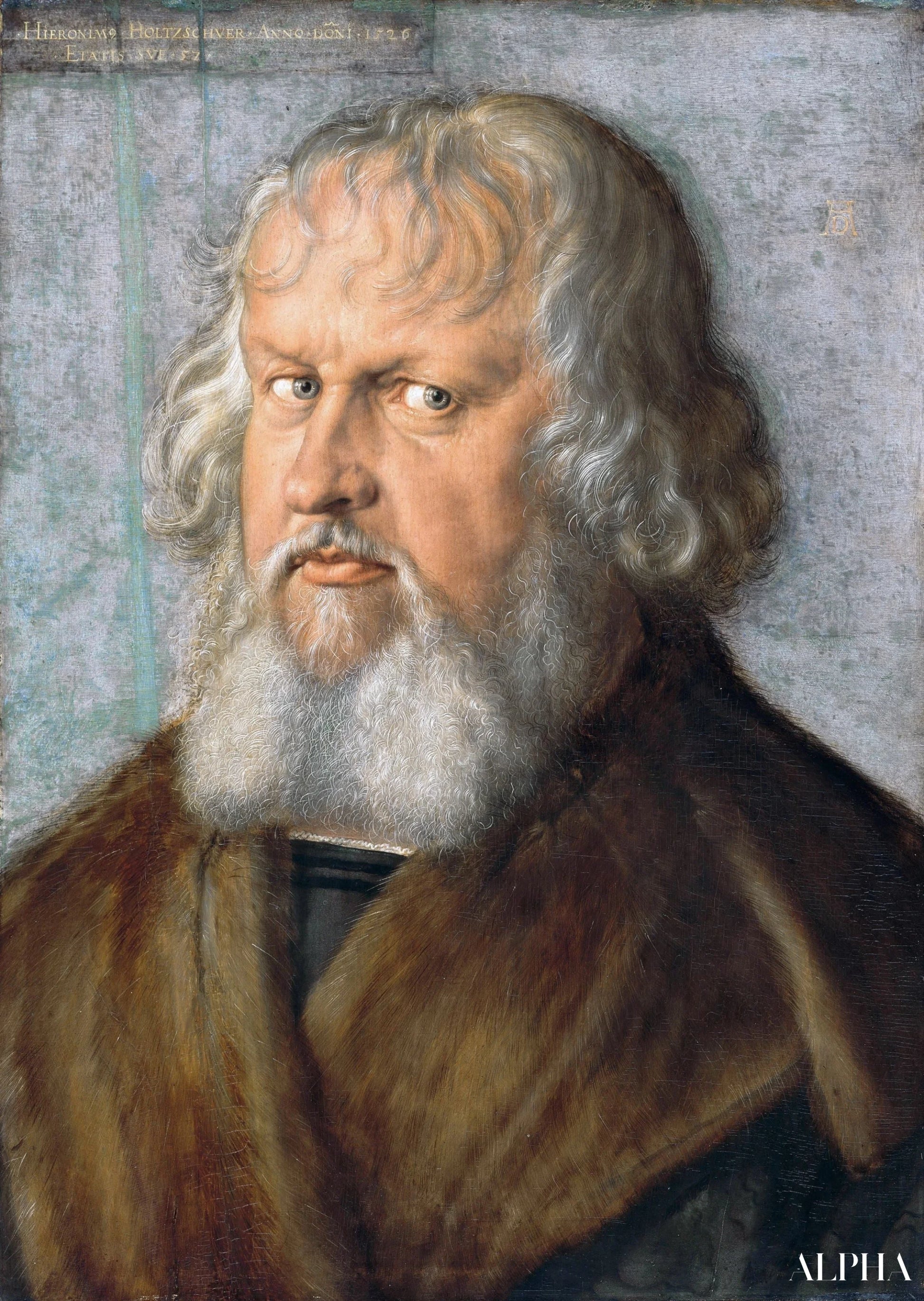 Portret Jérôme Holzschuher - Albrecht Dürer - Reproducties van schilderijen en hoogwaardige schilderijen