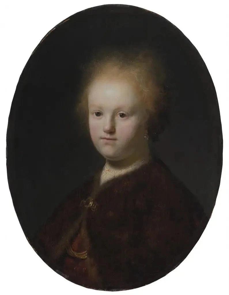 De zus van Rembrandt, of Portret van een jong meisje - Rembrandt