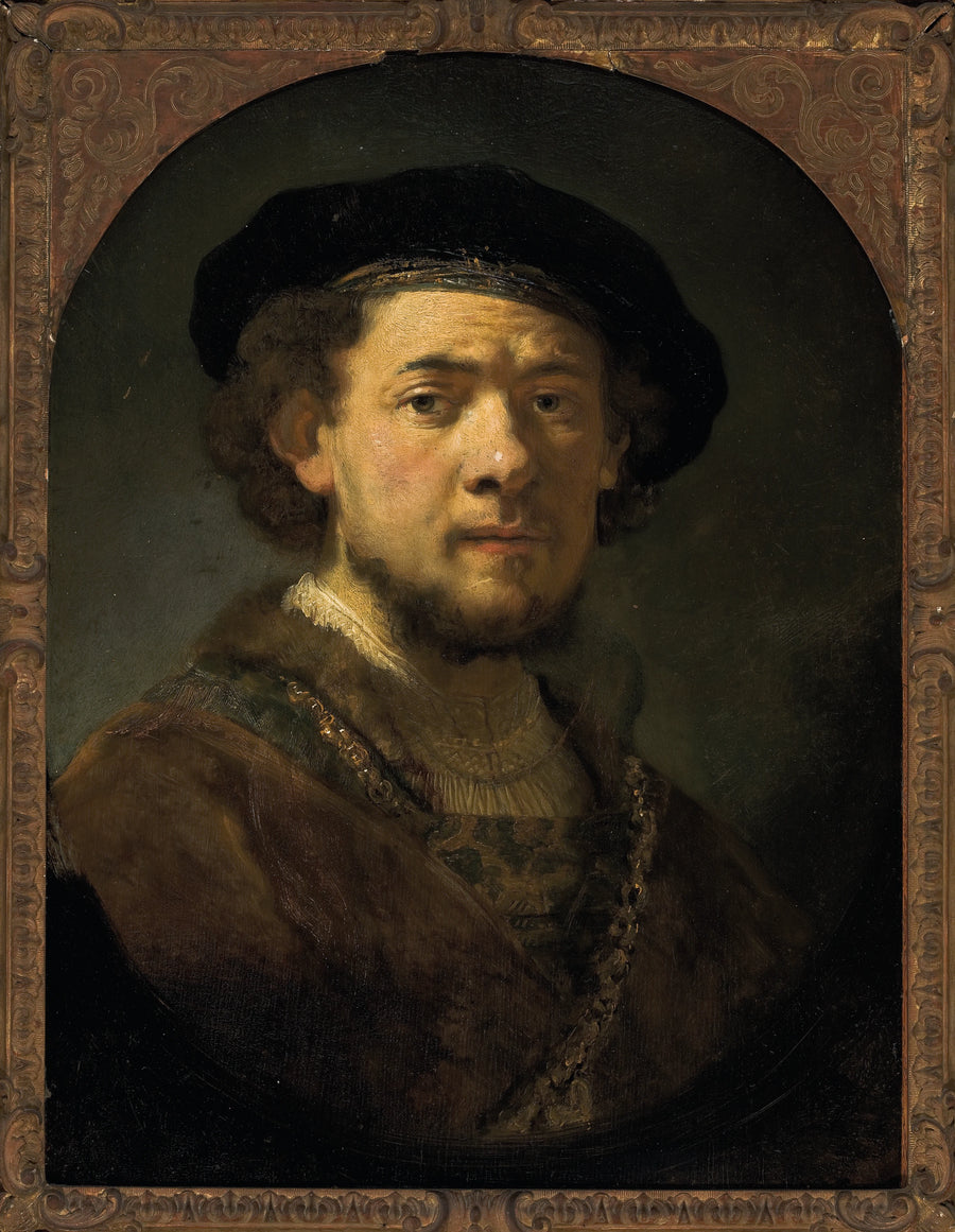 Zelfportret met gouden ketting - Rembrandt