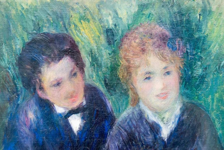 Portret van een jonge man en een jong meisje - Pierre-Auguste Renoir