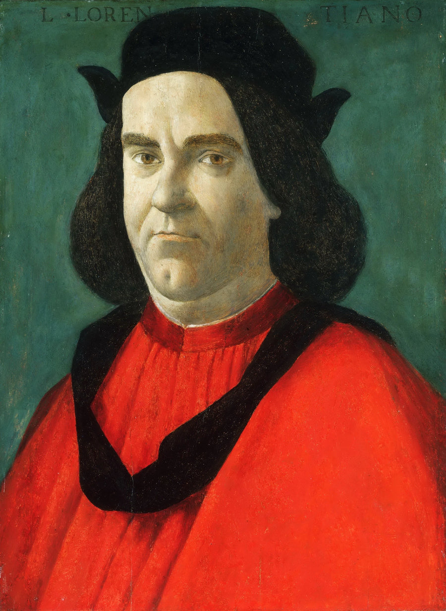 Portret van Lorenzo di Ser Piero Lorenzi - Sandro Botticelli