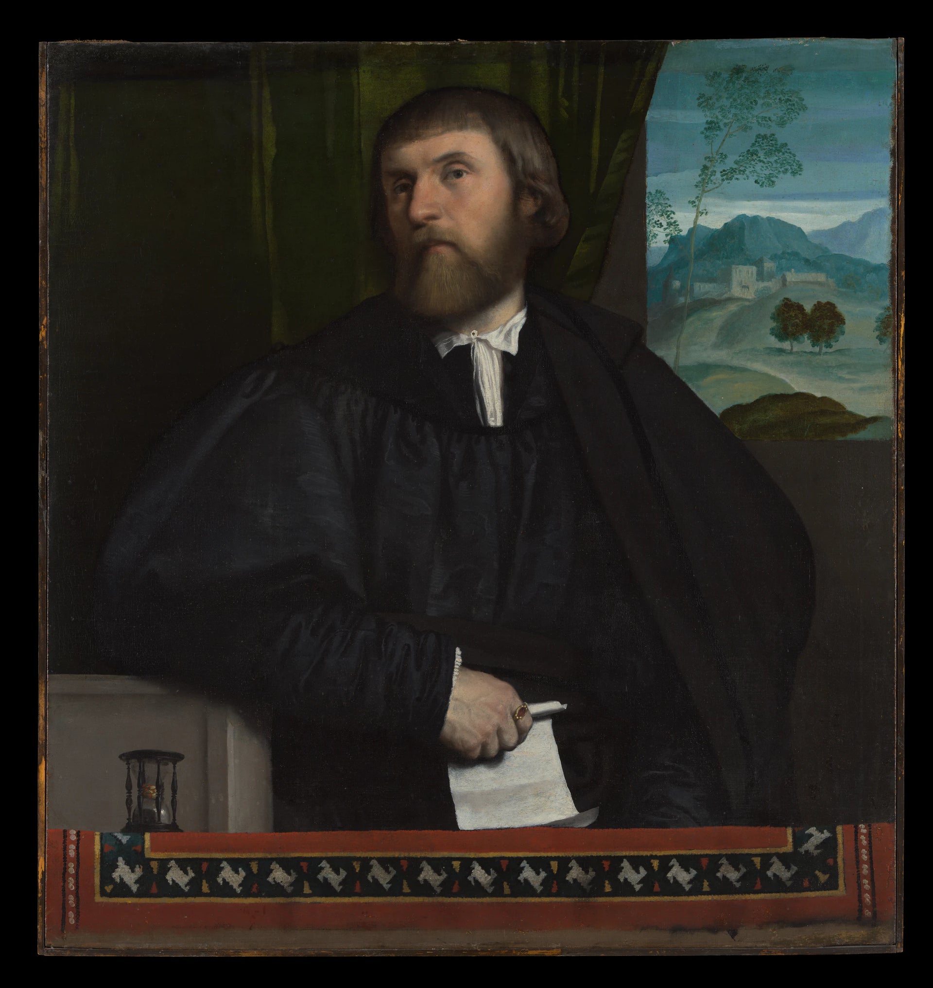Portrait of a Man - Moretto da Brescia (Alessandro Bonvicino)
