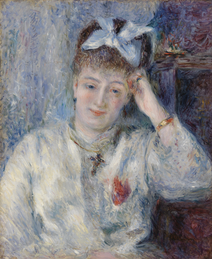 Portret van Mevrouw Marie Murer (Portret van Mevrouw Marie Murer) - Pierre-Auguste Renoir