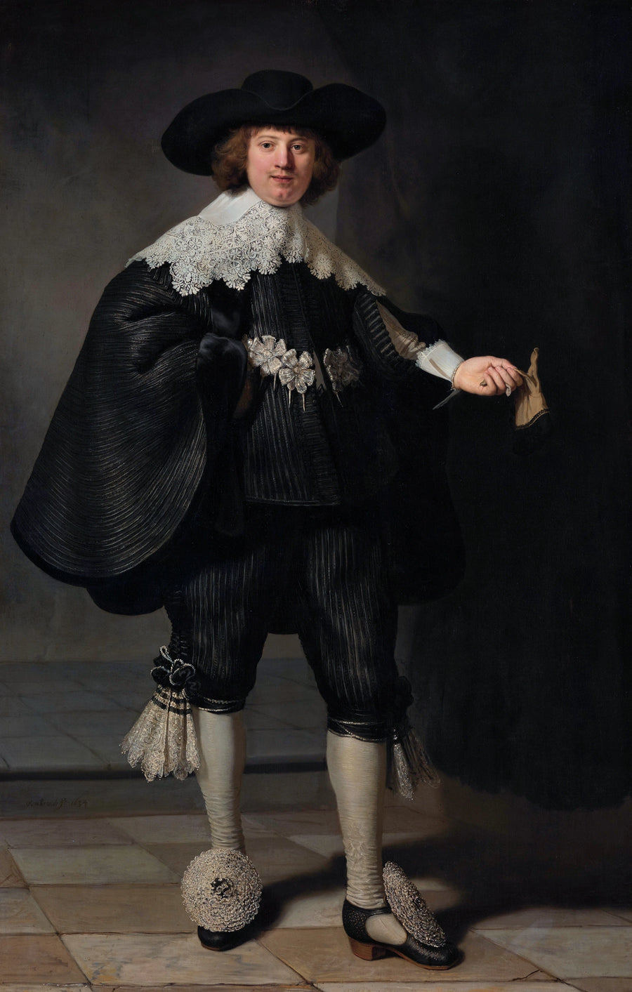 Portret van Marten Soolmans - Rembrandt