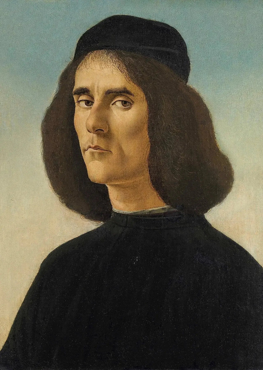 Portret van Michel Marulle - Sandro Botticelli