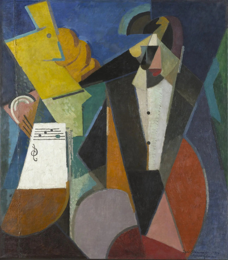 Portret van Igor Stravinsky - Albert Gleizes