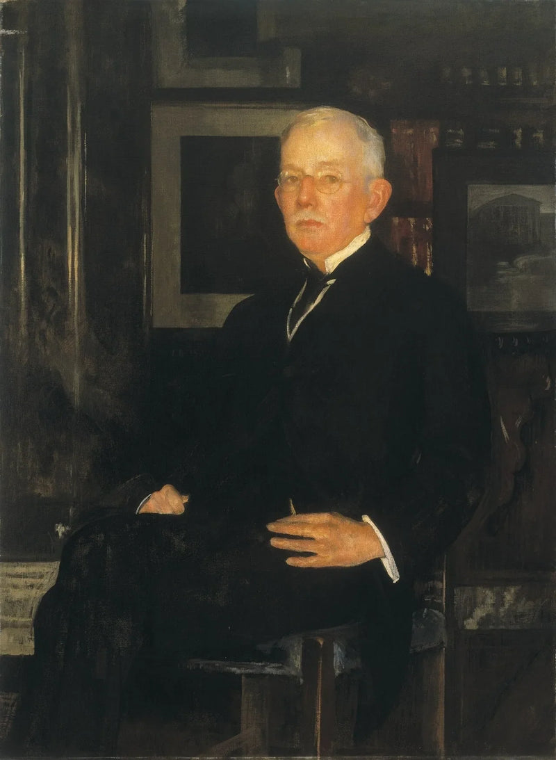 Portret van John Joseph Albright - Edmund Charles Tarbell