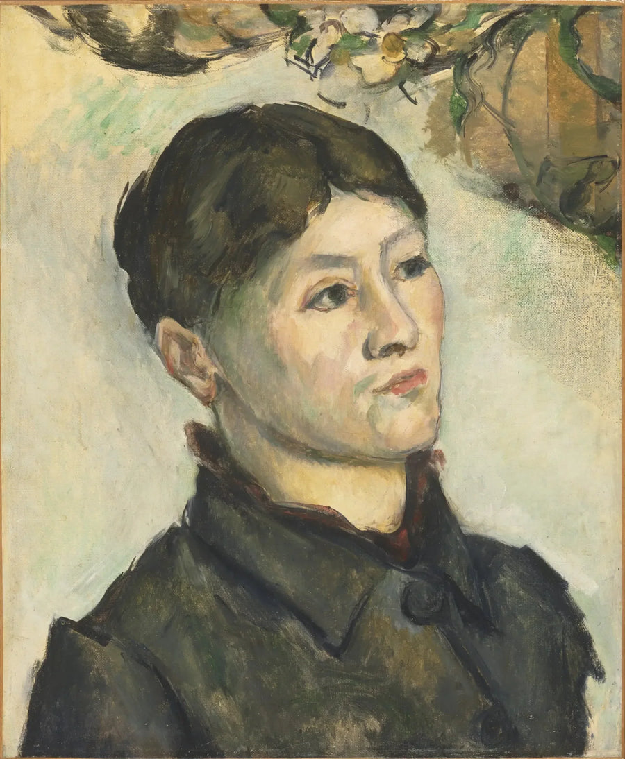 Portret van Madame Cézanne - Paul Cézanne