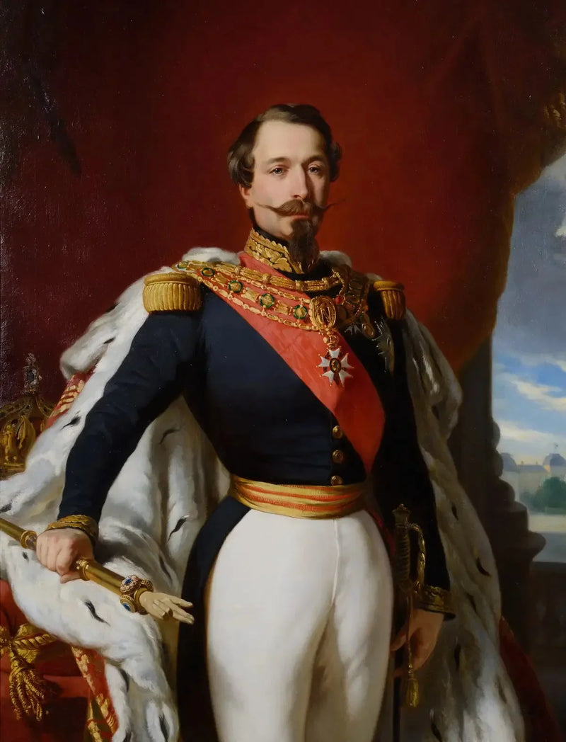 Officieel portret van Napoleon III - Franz Xaver Winterhalter

Source:
Portrait officiel de Napoléon III - Franz Xaver Winterhalter
