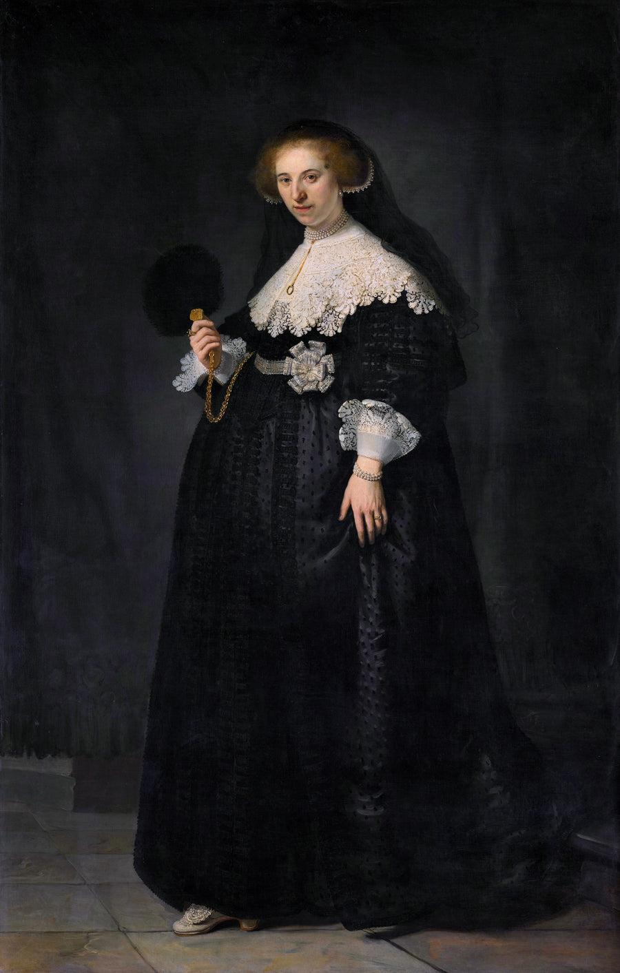 Portret van Oopjen Coppit - Rembrandt