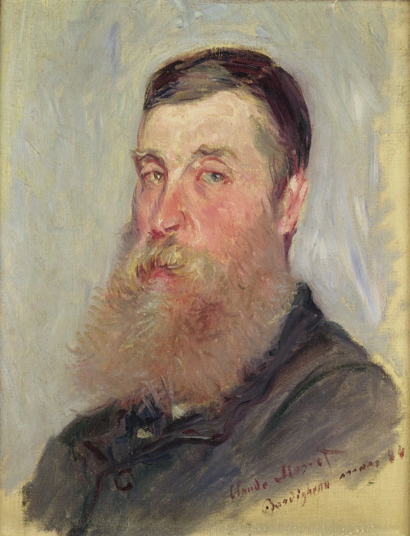 Portret van een Engelse schilder, Bordighera W886 - Claude Monet