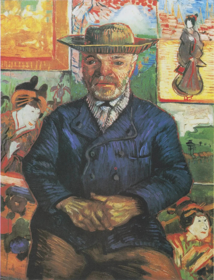 Portret van Vader Tanguy - Vincent van Gogh