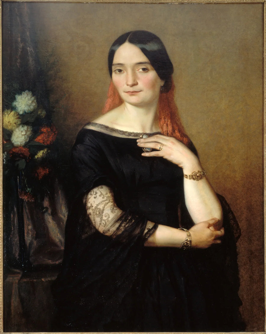 Veronderstelde portret van Mademoiselle Mars - Ary Scheffer
