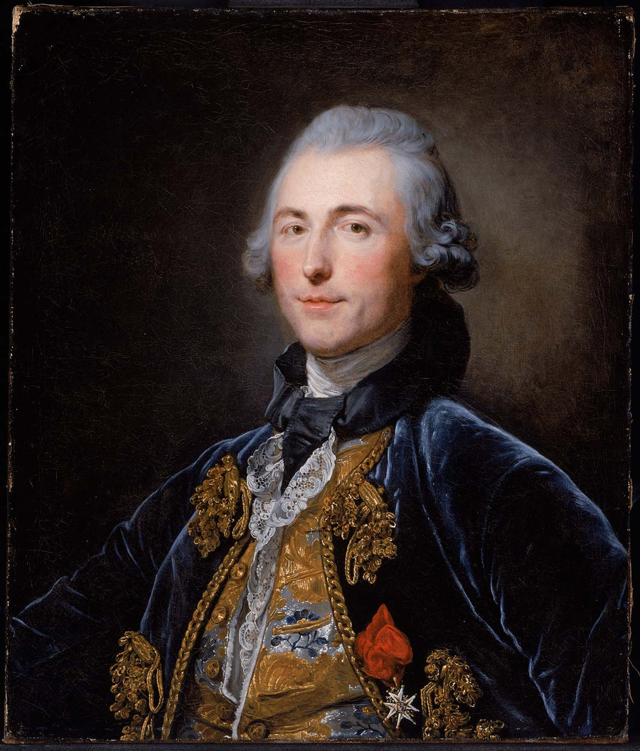 Verondersteld portret van de ridder van Damery - Jean-Baptiste Greuze