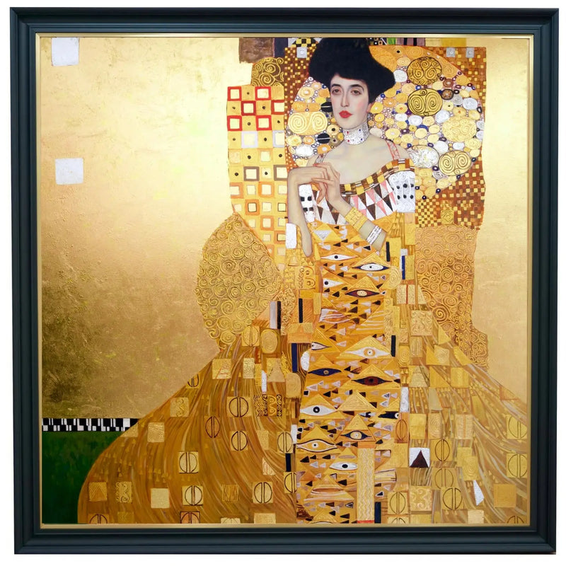 Hernieuwd Portret van Adele Bloch-Bauer door Meester Apollon | 200x200cm