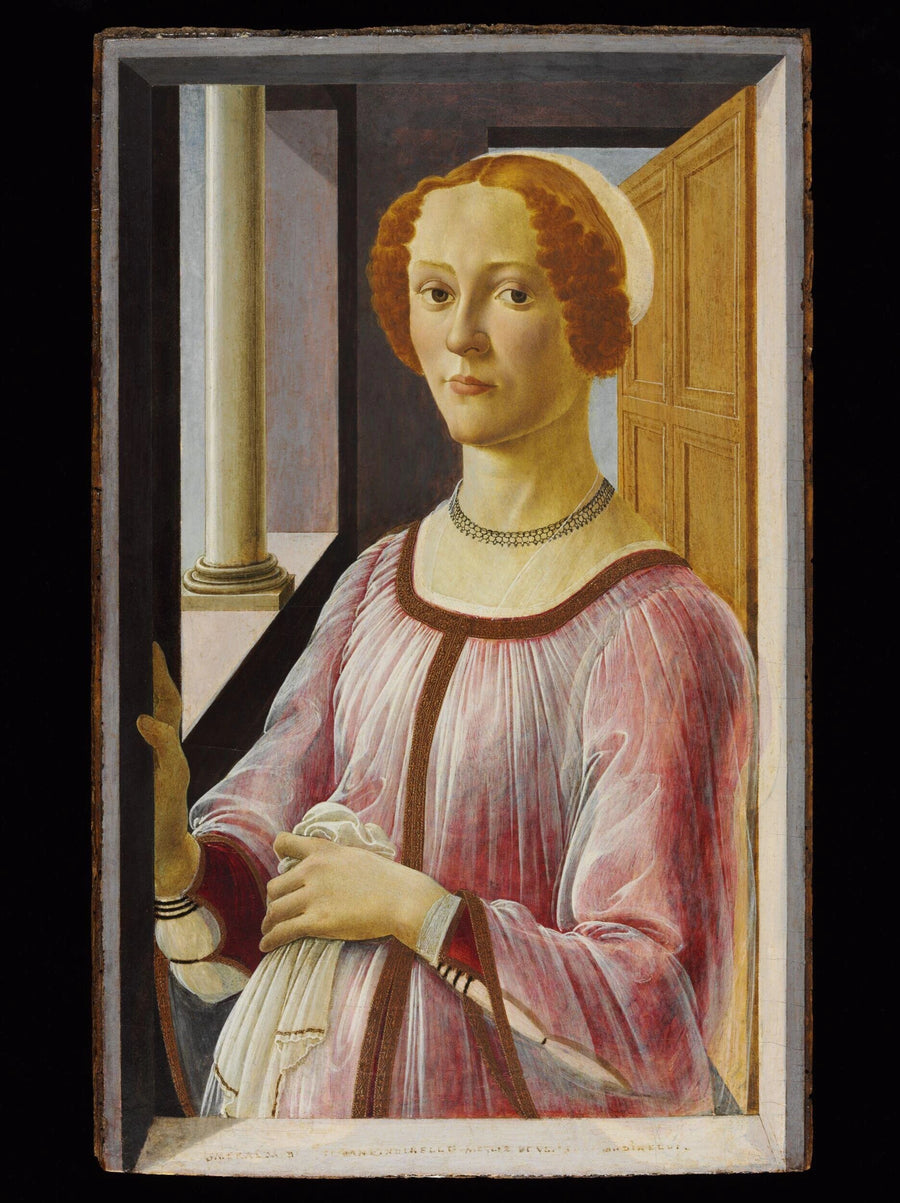 Portret van Esmeralda Brandini - Sandro Botticelli