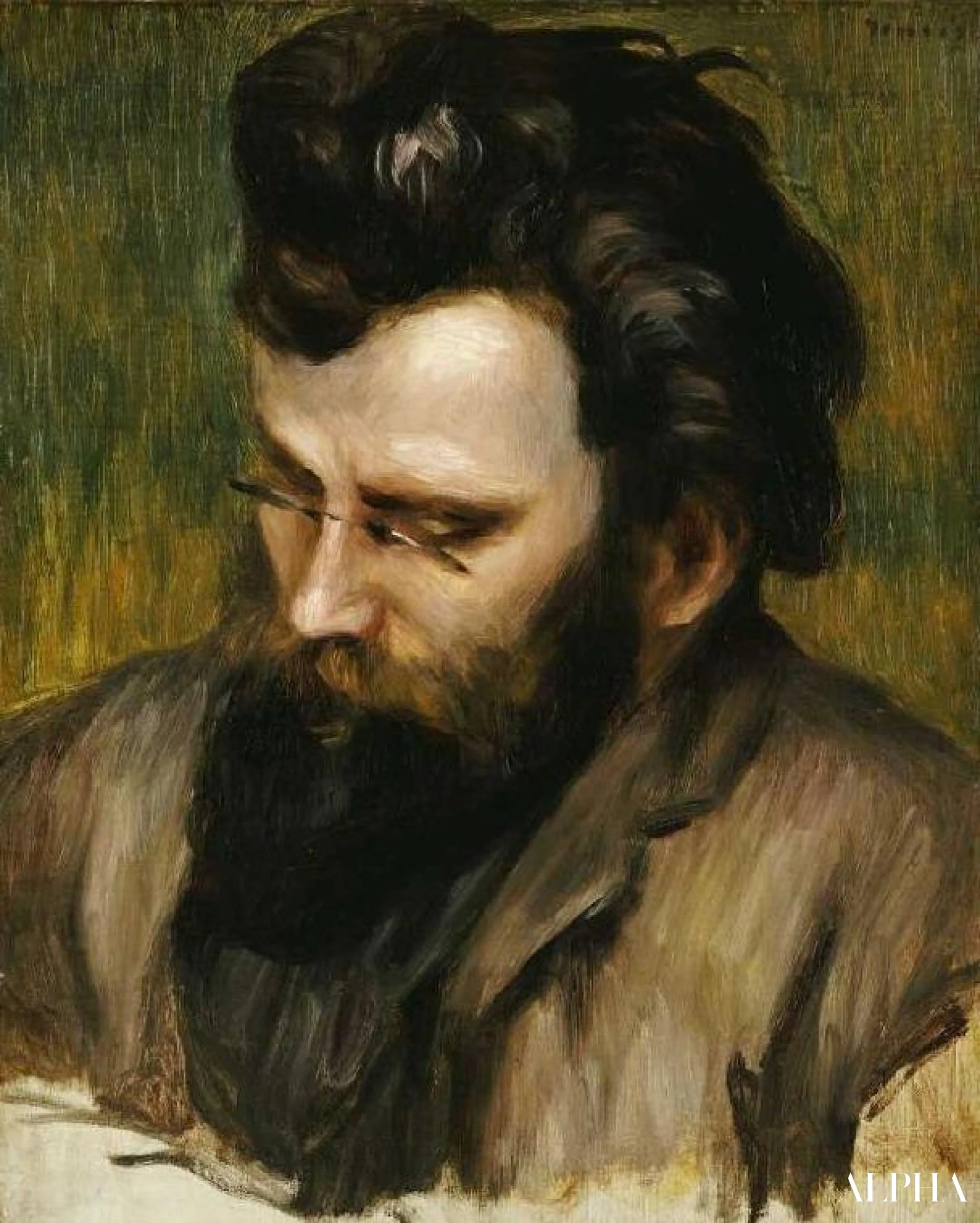 Portret van Claude Terrasse - Pierre-Auguste Renoir - Reproducties van schilderijen en hoogwaardige schilderkunst