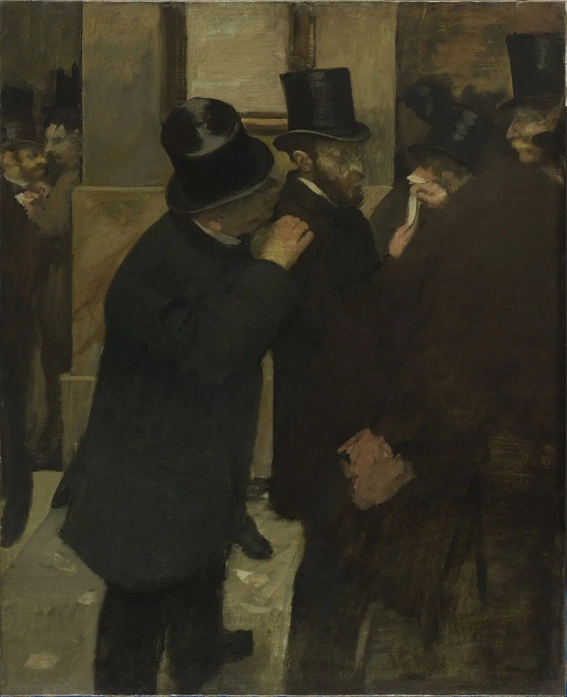 Portretten op de Beurs - Edgar Degas
