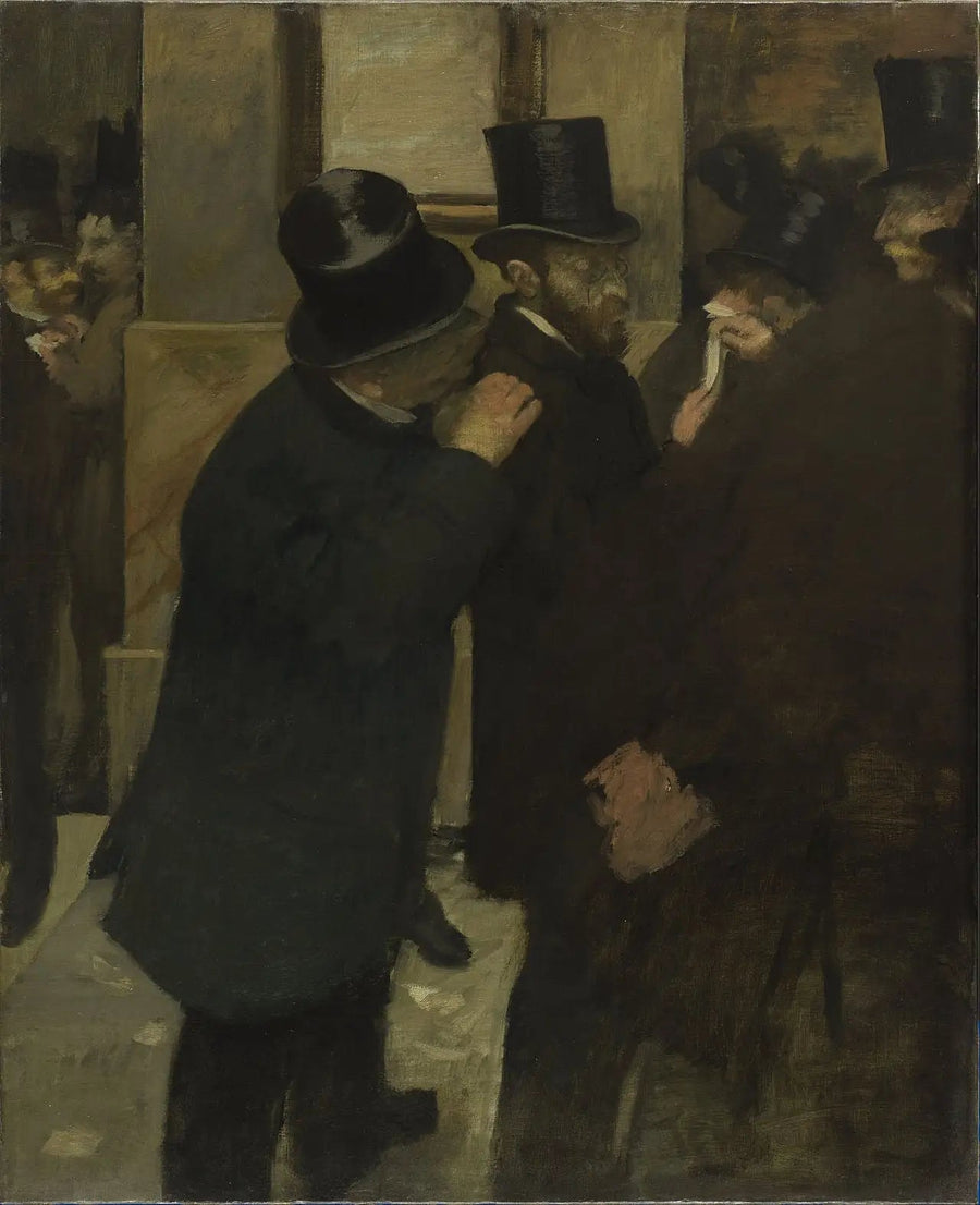 Portretten op de Beurs - Edgar Degas