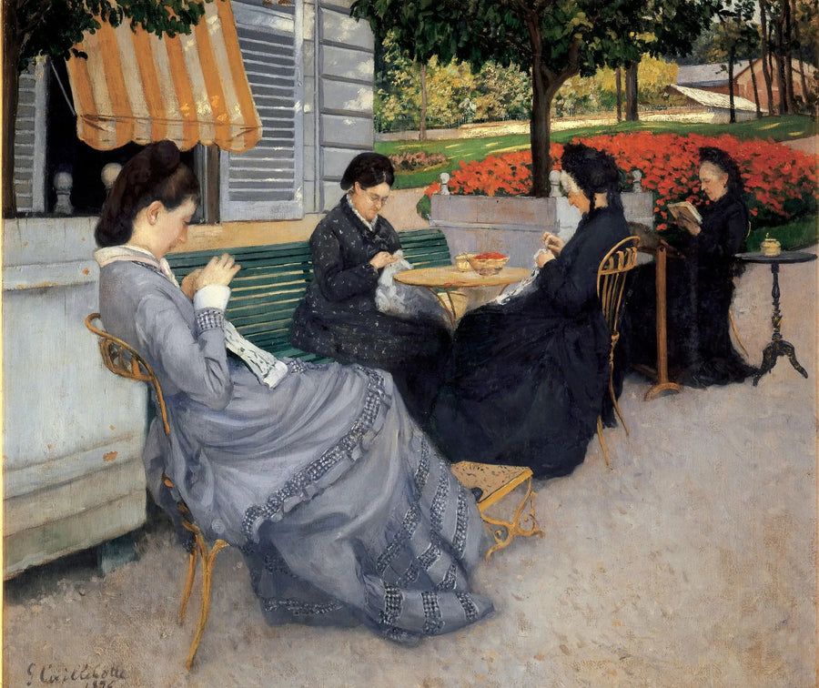 Portretten op het platteland - Gustave Caillebotte