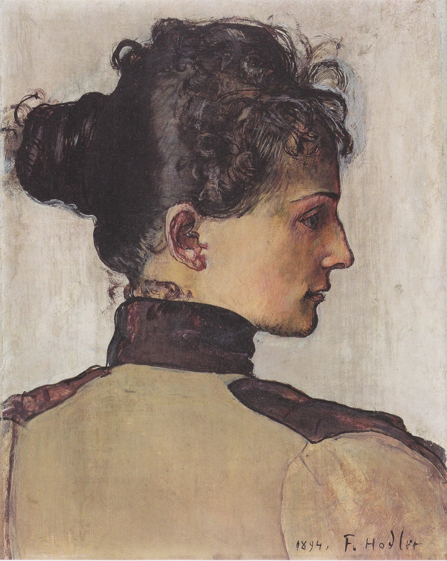 Portret van Berthe Jacques - Ferdinand Hodler