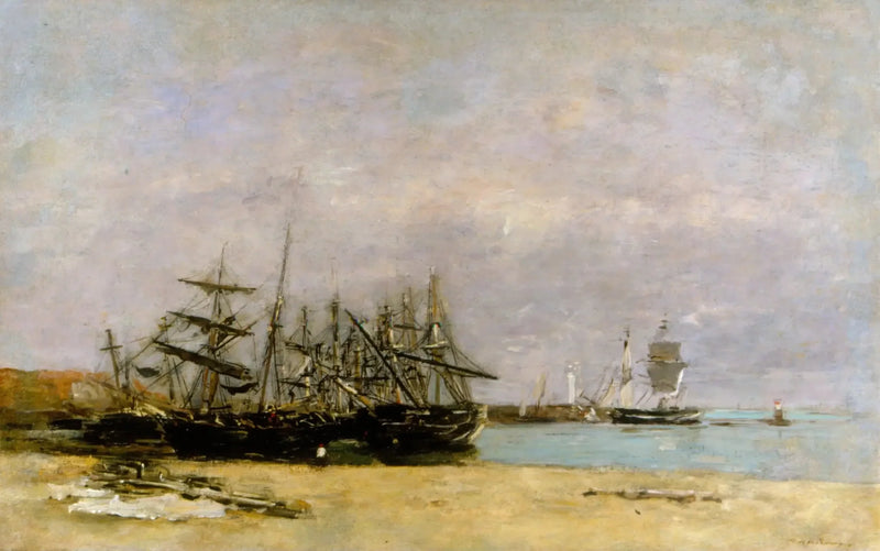 Portrieux - Gestrandde Schepen - Eugène Boudin