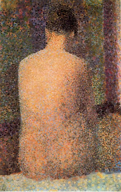 Achteraanzicht - Georges Seurat