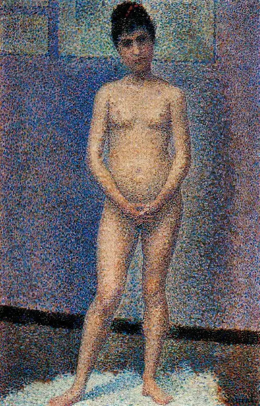 Frontale poseuse - Georges Seurat