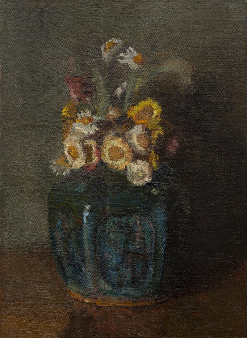 Gemberpot gevuld met chrysanten - Vincent van Gogh