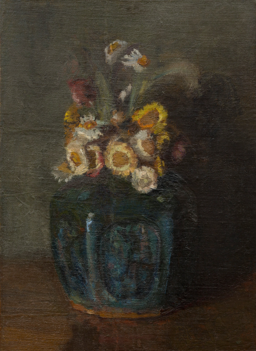 Gemberpot gevuld met chrysanten - Vincent van Gogh