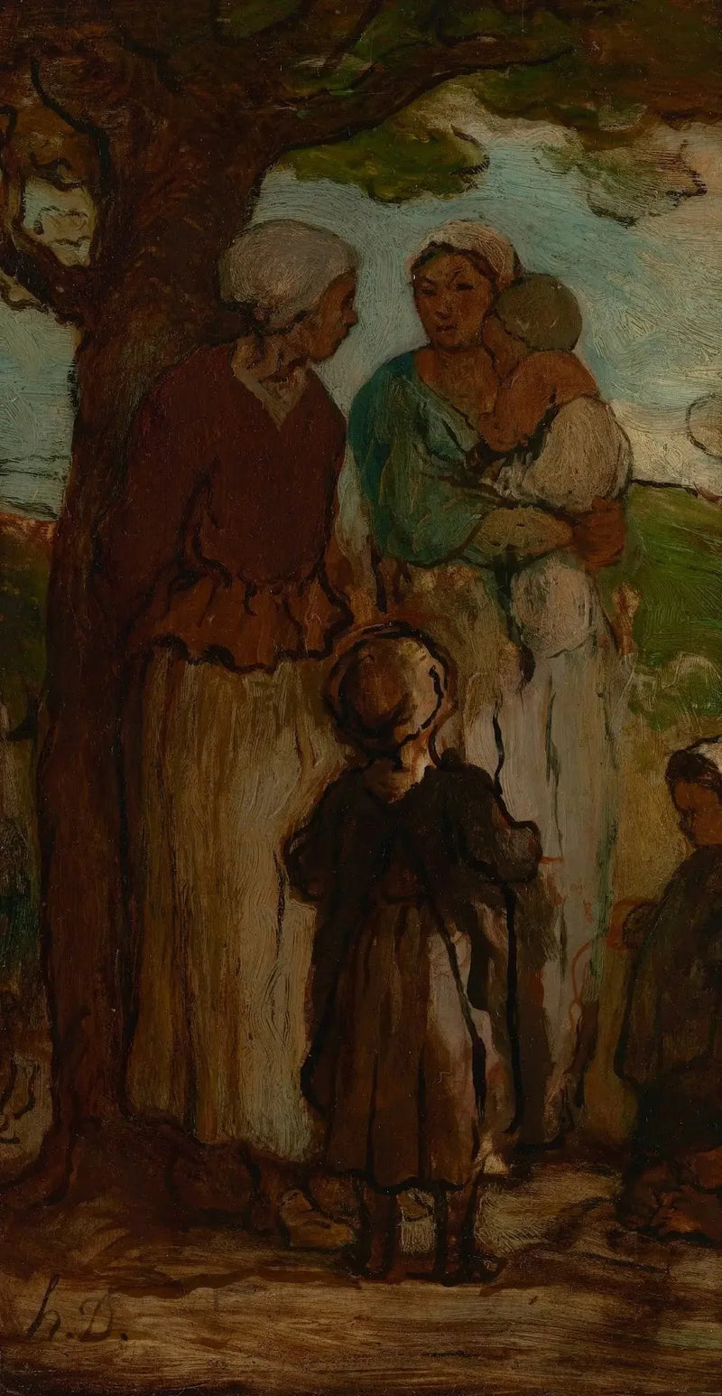 Buurtroddels - Honoré Daumier