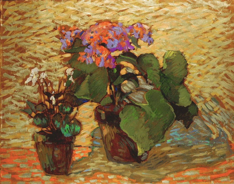 Geraniumpotten - Robert Antoine Pinchon