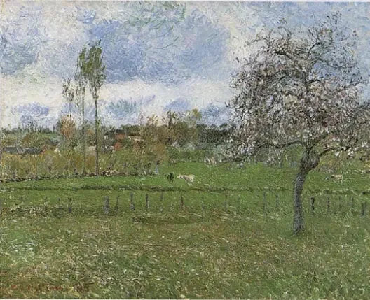 Prairie van Eragny - Camille Pissarro