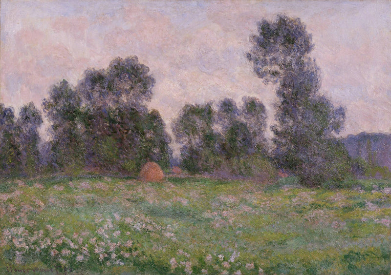 Prairie in Giverny W1247 - Claude Monet