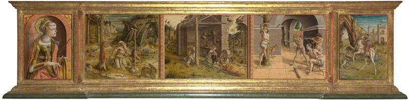 Prédelle van La Madonna della Rondine - Carlo Crivelli