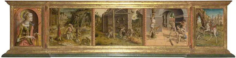 Prédelle van La Madonna della Rondine - Carlo Crivelli