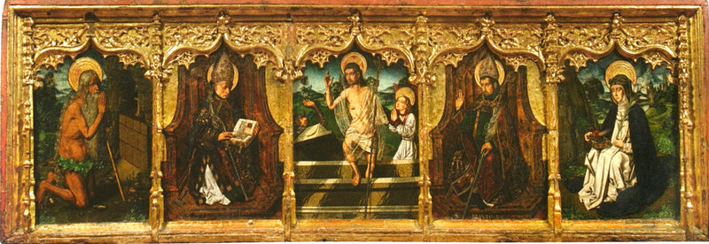Prédelle van het retabel van Sint Engratia - Bartolomé Bermejo