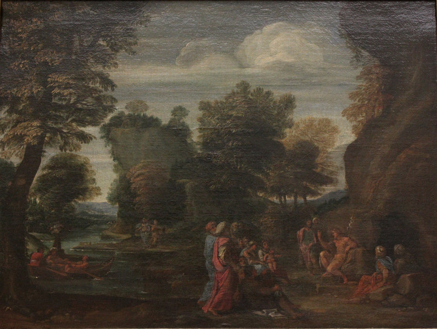 Preek van Johannes de Doper - Annibale Carracci