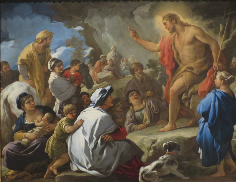 Preek van Johannes de Doper - Luca Giordano