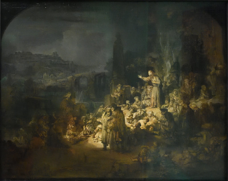 De prediking van de heilige Johannes de Doper - Rembrandt