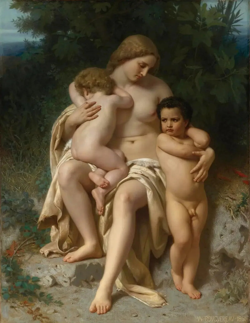 Eerste onenigheid - Bouguereau