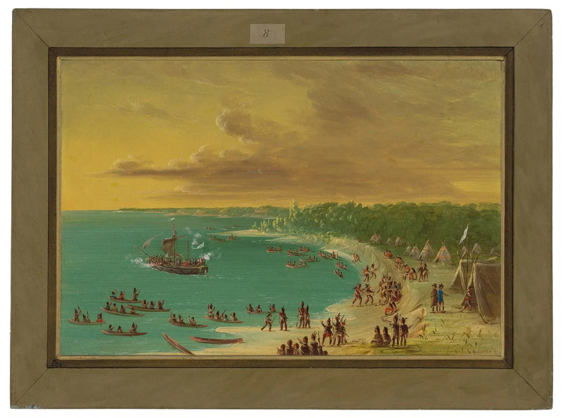 Eerste oversteek van de Griffin op het Lake Erie. 7 augustus 1679 - George Catlin

Source:
Première traversée du Griffin sur le lac Érié. 7 août 1679 - George Catlin