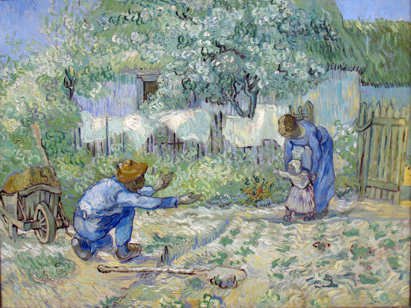 Eerste stappen, naar Millet - Vincent van Gogh