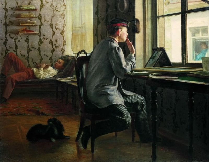 Voorbereiding op het examen - Ilya Repin
