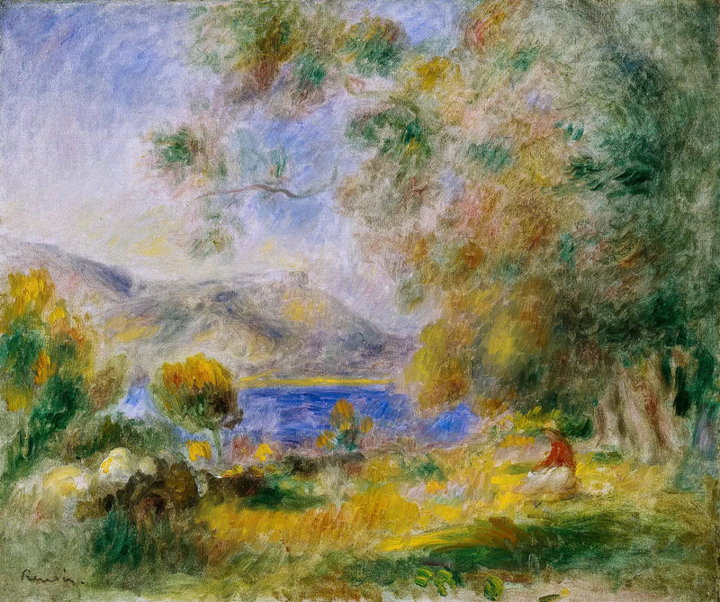 Dichtbij Cagnes - Pierre-Auguste Renoir