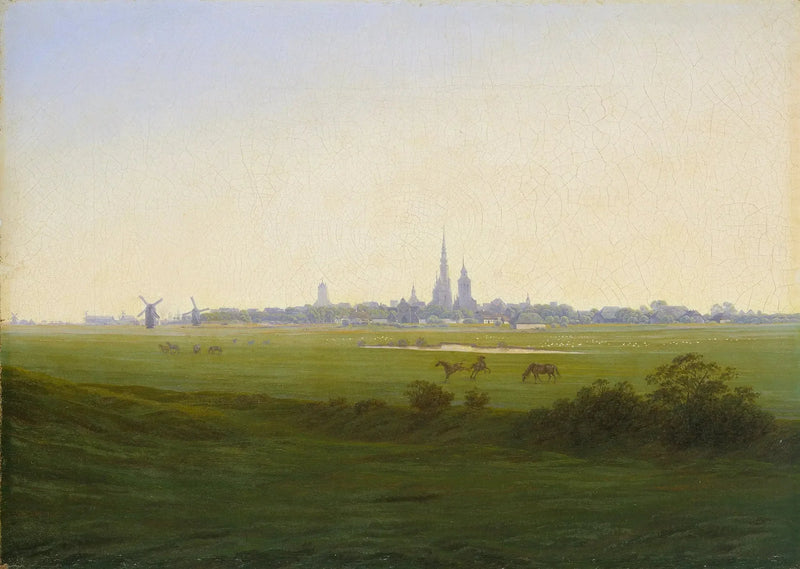 Dichtbij Greifswald - Caspar David Friedrich