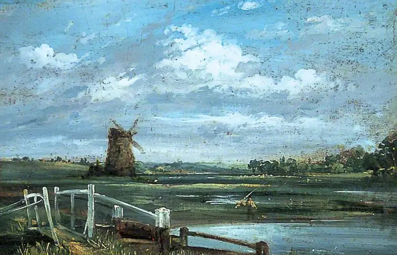 Dicht bij Haddon, Derbyshire (?) - John Constable